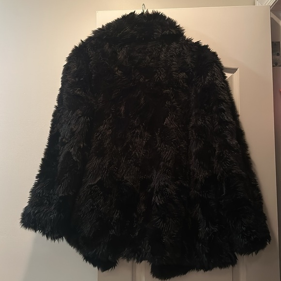 The kooples faux fur jacket black size Small - Picture 2 of 7